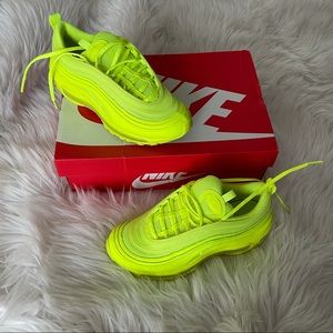 Nike Air Max 97 “Volt” Neon Sneakers Size  7.5